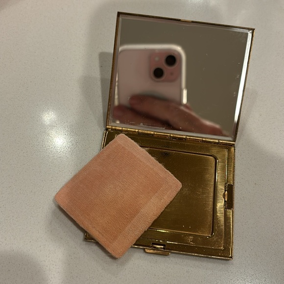 Vintage ‘30s/40s Marshall Mother of Pearl Mirrored Compact - Picture 2 of 6